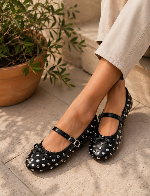 Ballerines à strass