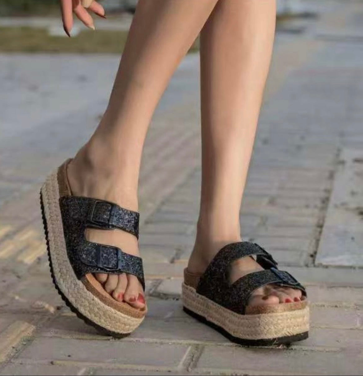 sandales plateforme chic